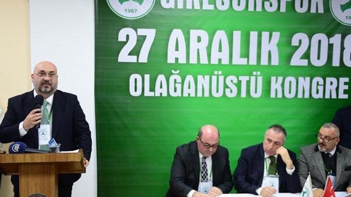 Giresunspor'da yeni başkan Sacit Ali Eren!
