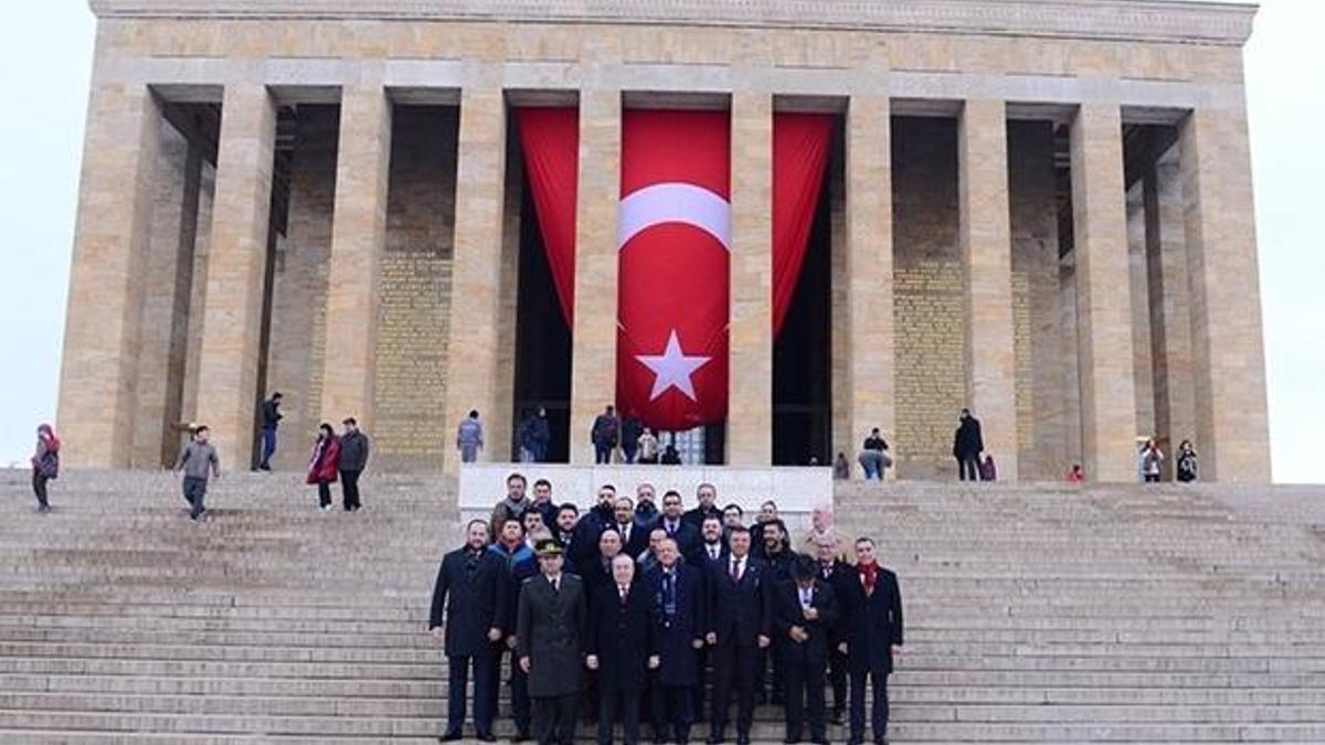 Galatasaray Kulübü'nden Anıtkabir'e ziyaret