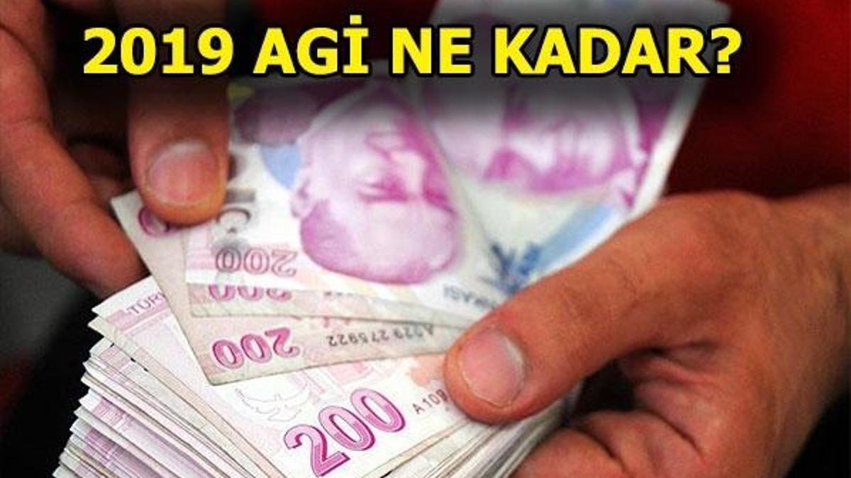 2019 AGİ ne kadar? AGİ nasıl hesaplanır?