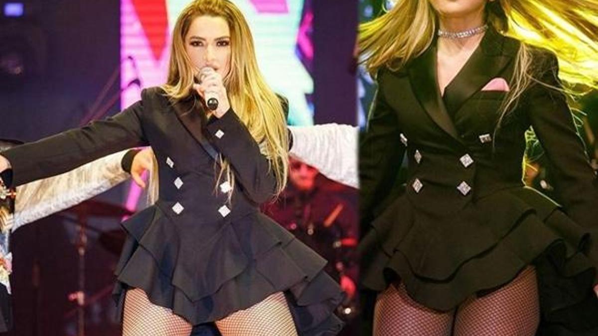 Hadise'nin konser elbisesi büyük beğeni topladı