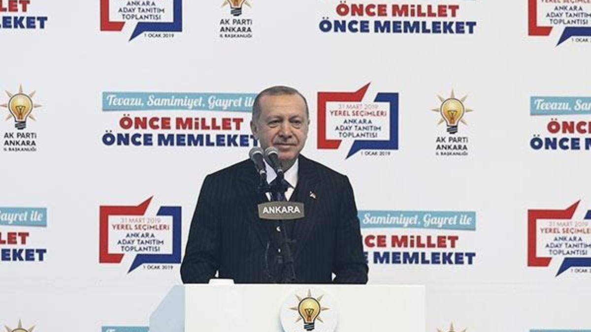 Cumhurbaşkanı Erdoğan Ankara'da adaylarını açıkladı