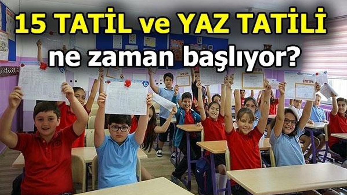 MEB duyurdu! 15 Tatil tarihi açıklandı