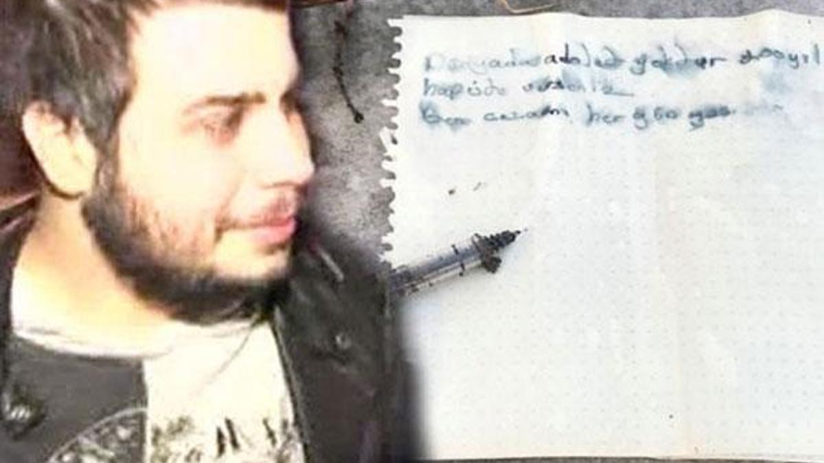 Ukrayna'da iki kızı öldüren cani Pendik'teki mezarlıkta bu notu bırakmış