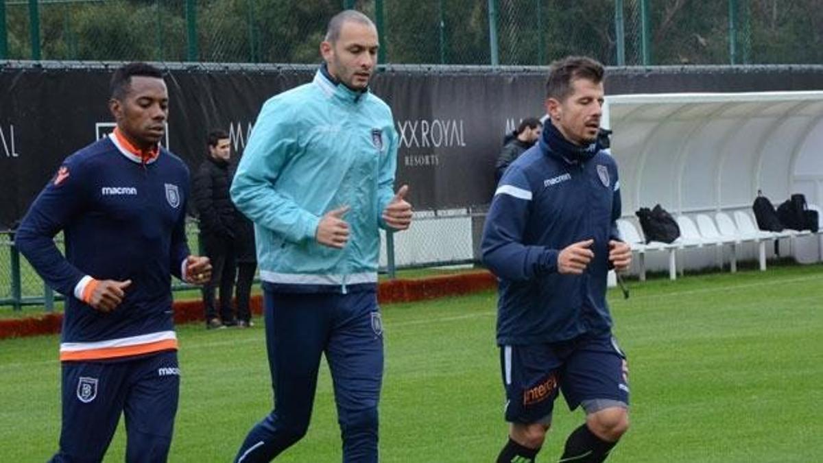 Yeni transfer Robinho, ilk idmanında!