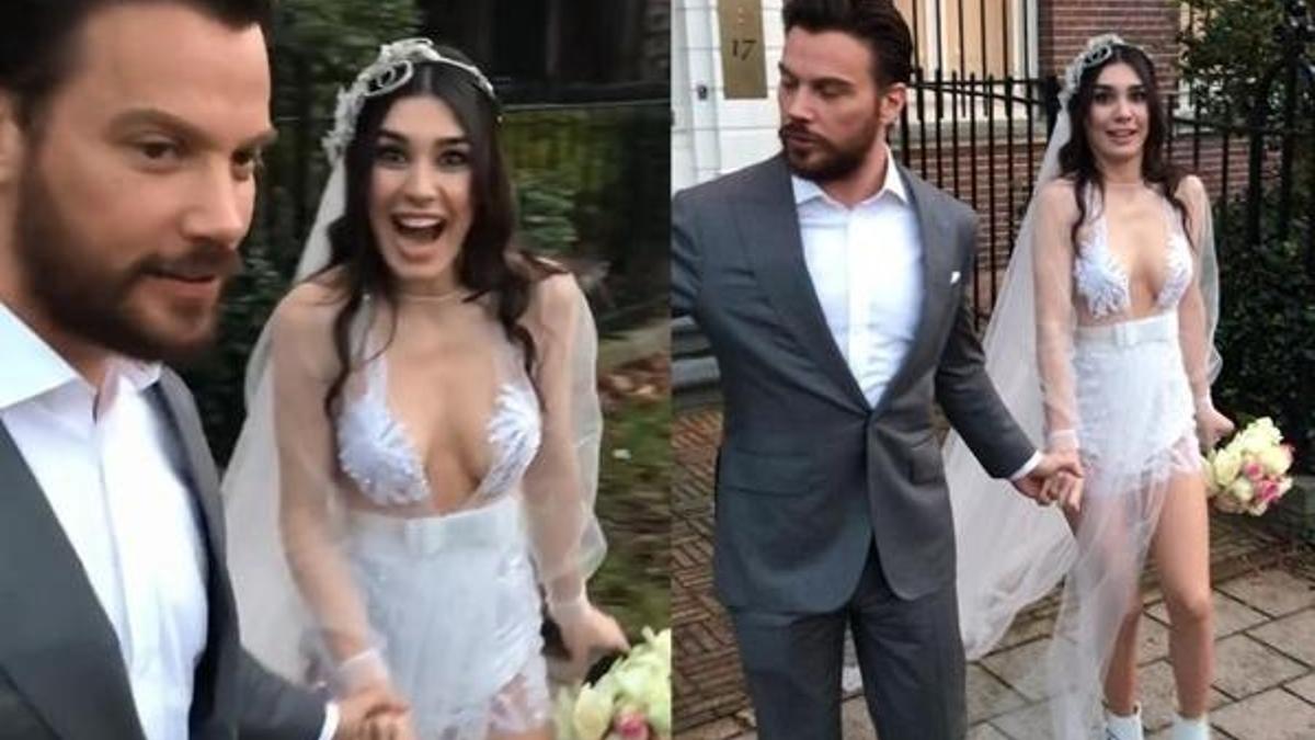 Burcu Kıratlı'dan gelinlik açıklaması