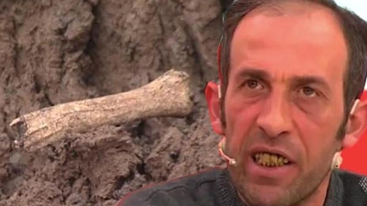 Canlı yayında şok gelişme! Kemik bulundu