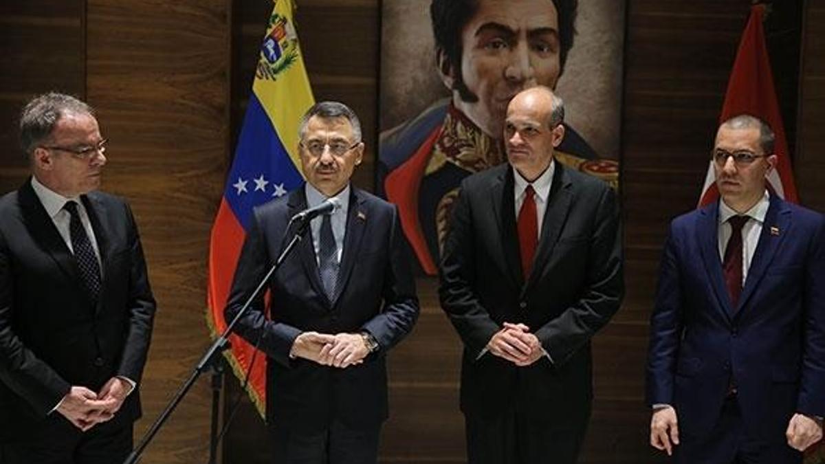 Cumhurbaşkanı Yardımcısı Oktay Venezuela'da