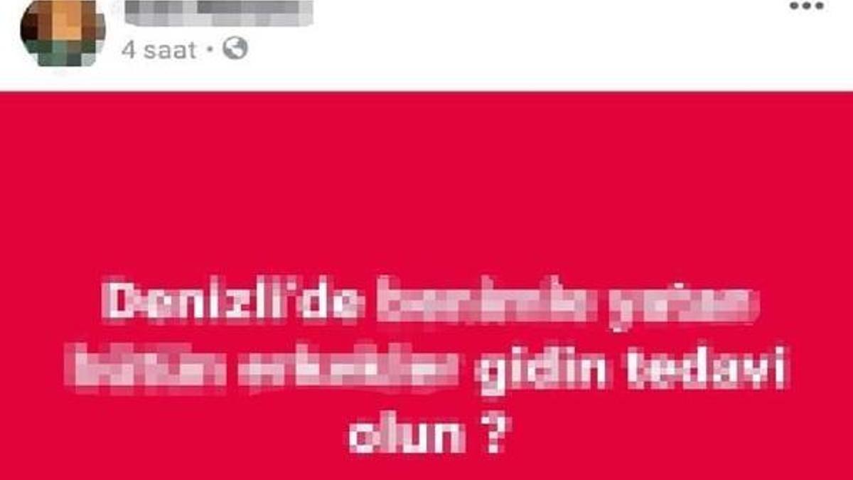Denizli'de sosyal medyayı hareketlendiren paylaşım