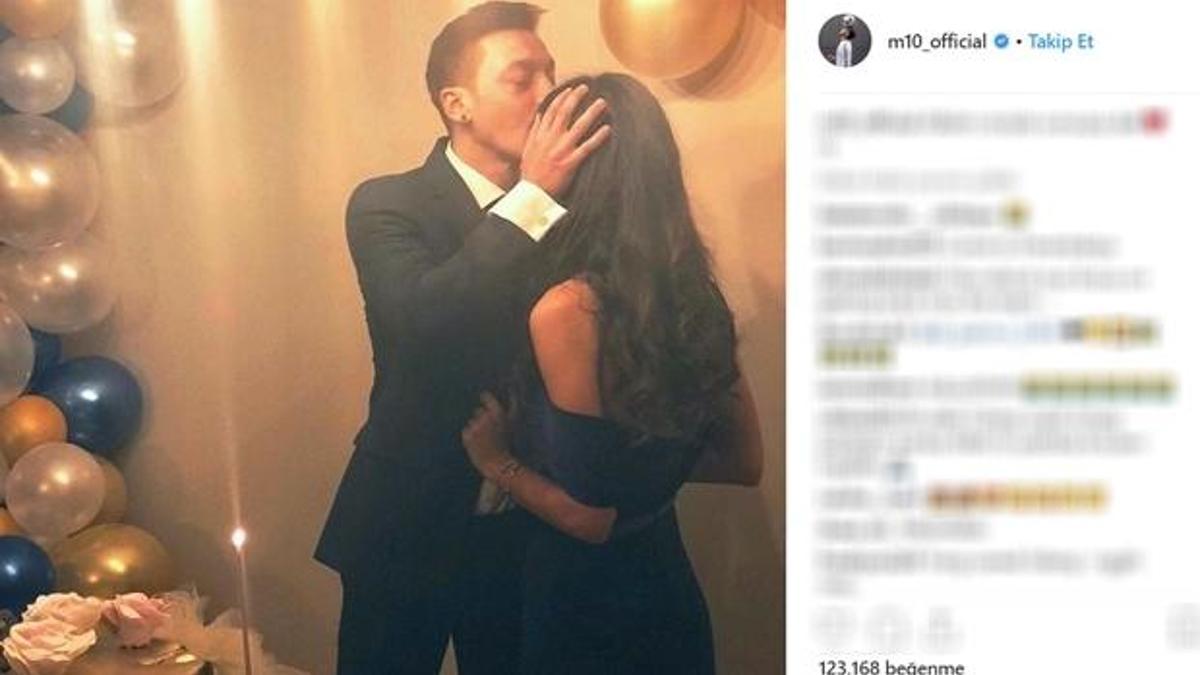 Mesut Özil'in mutlu günü!