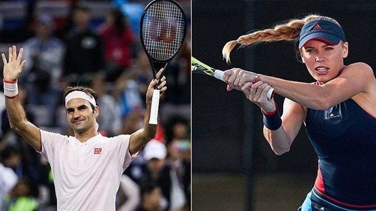 Federer ve Wozniacki üçüncü turda!