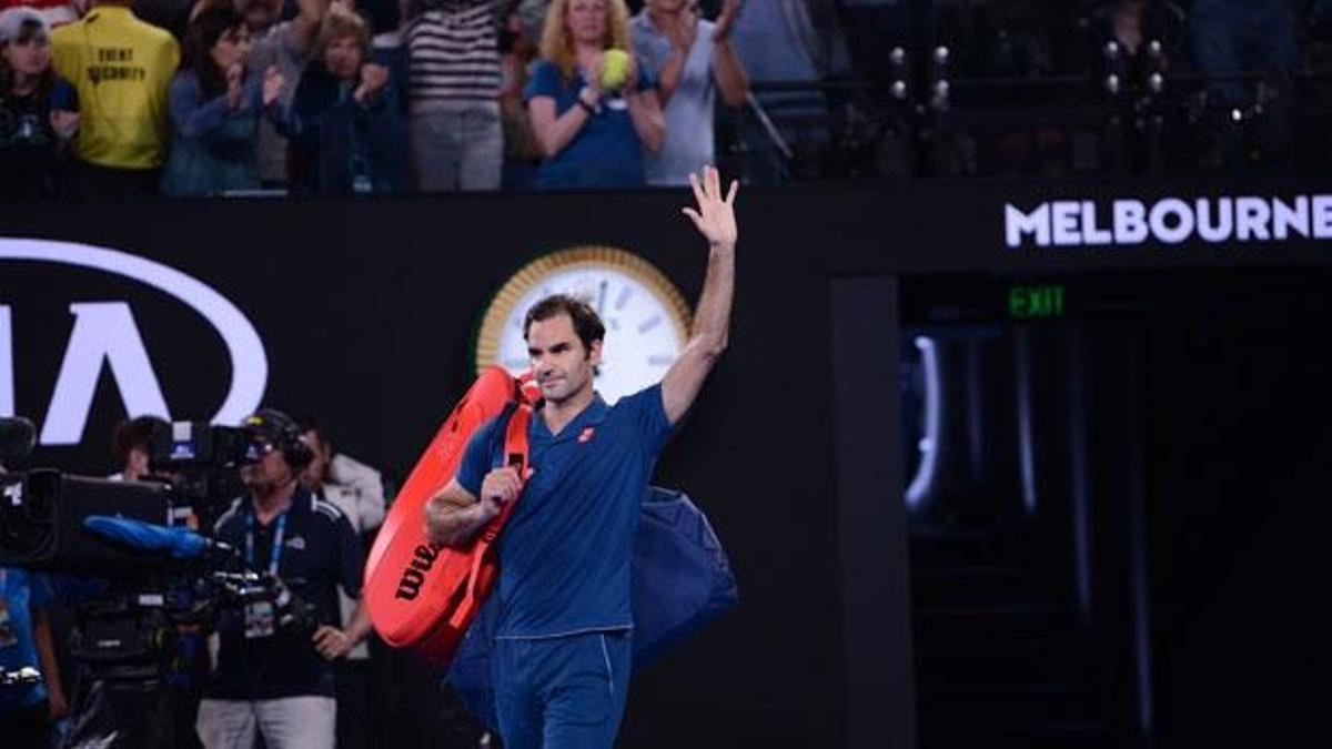 Roger Federer, Avustralya Açık'a veda etti...