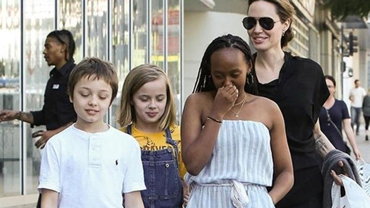 Angelina Jolie'nin suşi keyfi