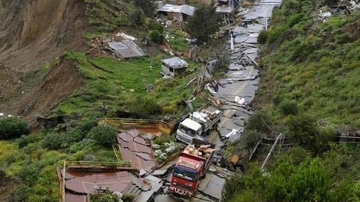 Bolivya'da toprak kayması: 8 ölü