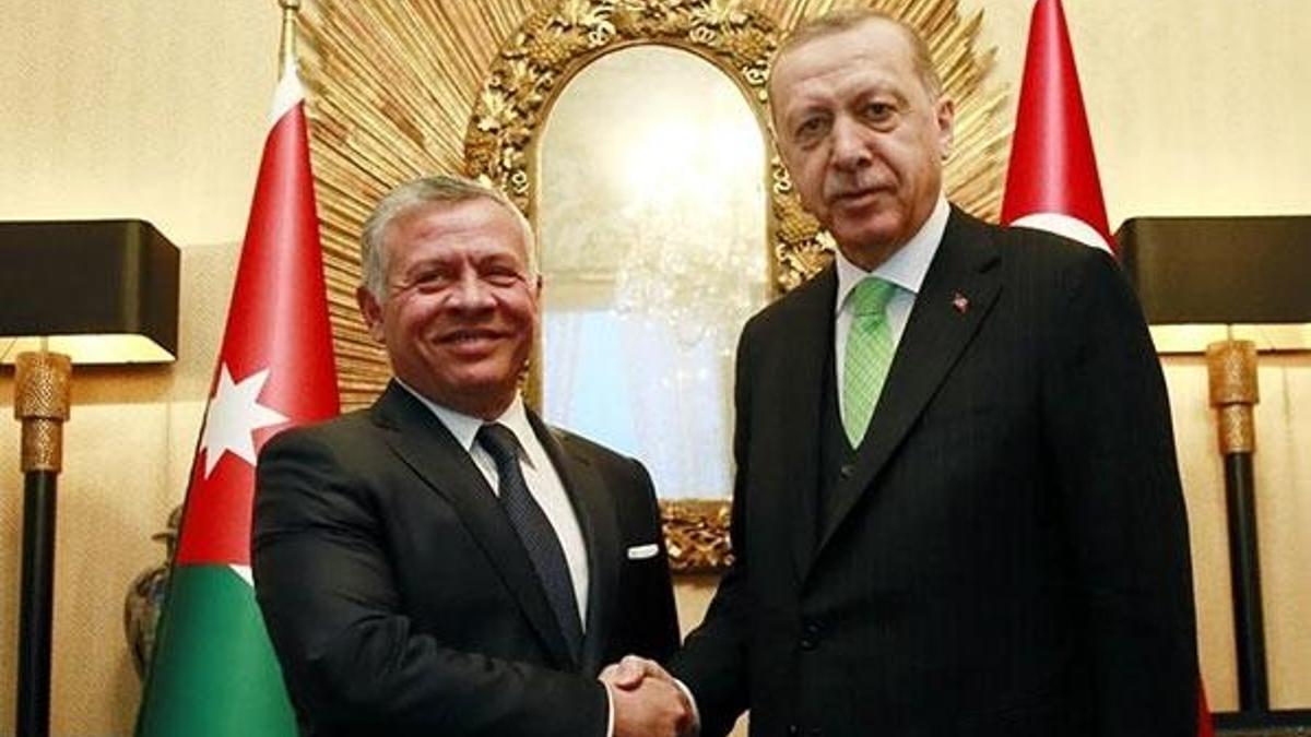 Cumhurbaşkanı Erdoğan, Ürdün Kralı 2. Abdullah ile bir araya geldi