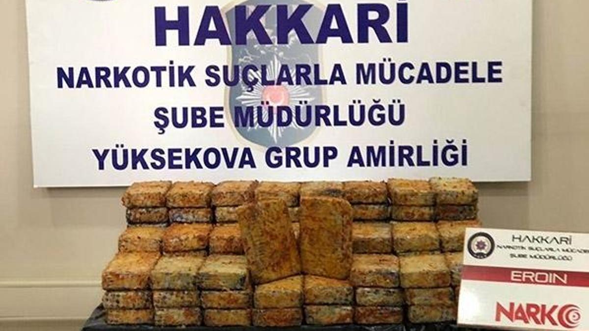 Yabancı plakalı araçta 56 kilo eroin ele geçirildi!