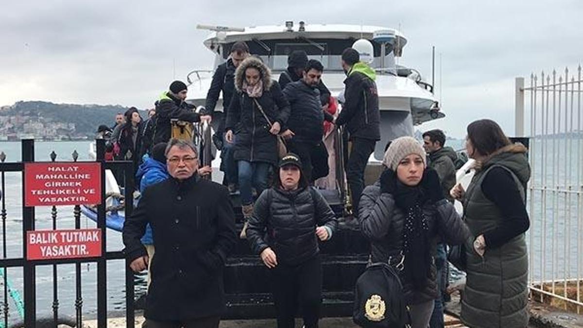 Boğaz turunda büyük şok