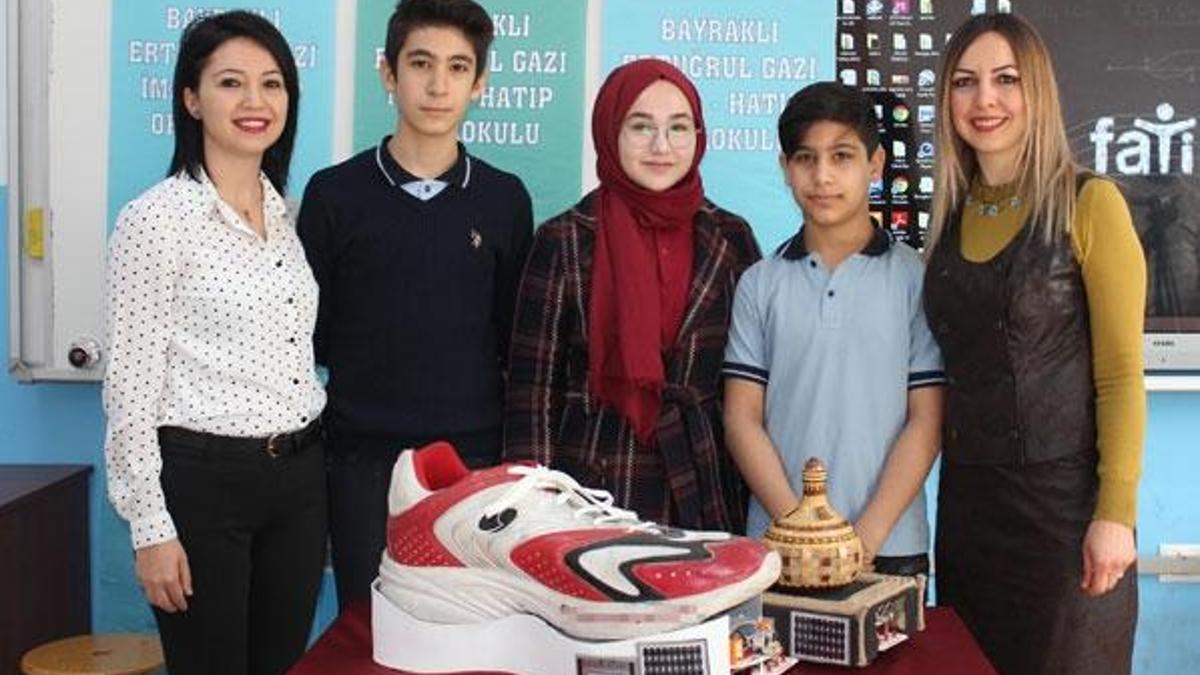 Ortaokul öğrencilerinden ihtiyaca yönelik robotlar