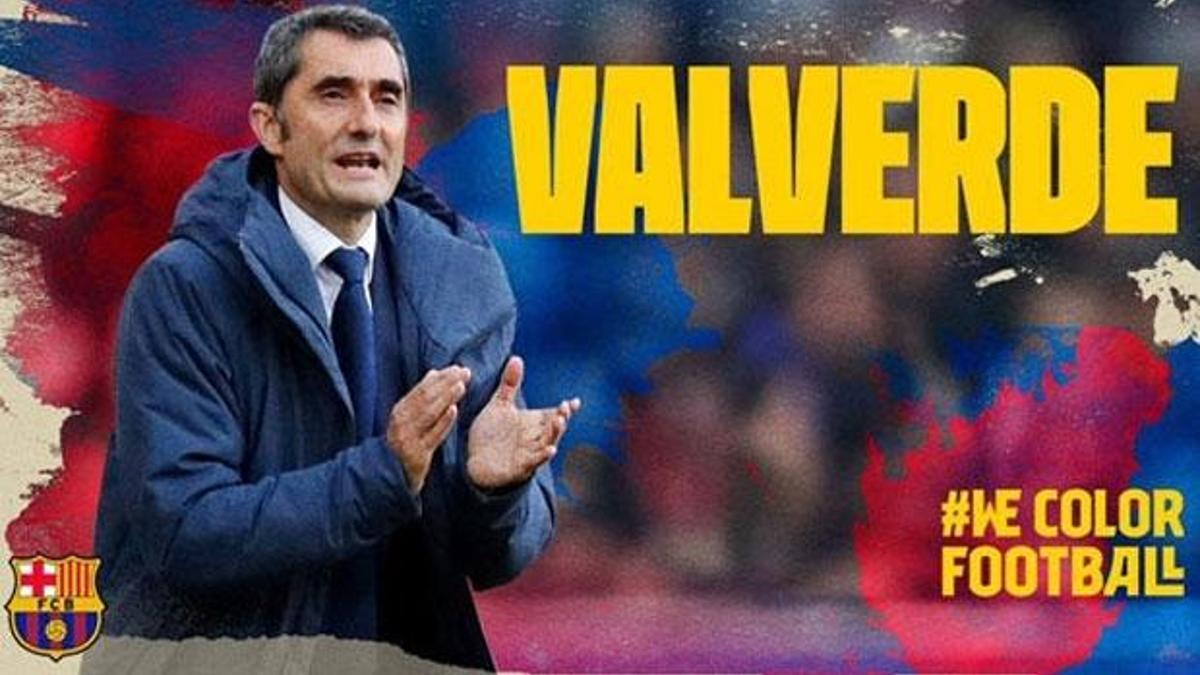 Barcelona Valverde'nin sözleşmesini uzattı