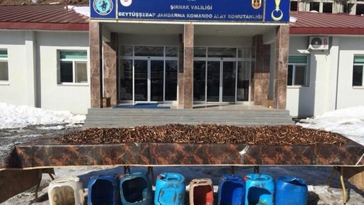 Beytüşşebap’ta teröristlere ait mühimmat ele geçirildi!