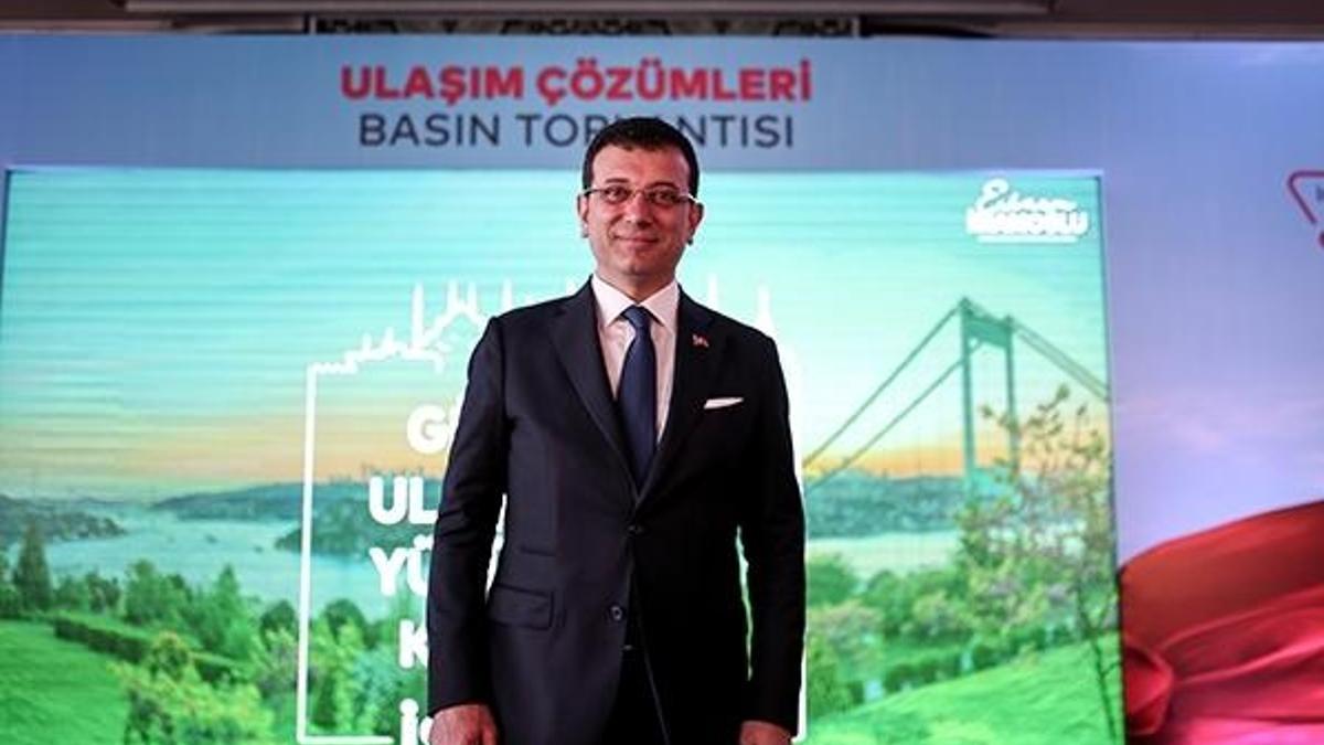 CHP'nin İstanbul adayı Ekrem İmamoğlu ulaşım projelerini açıkladı!