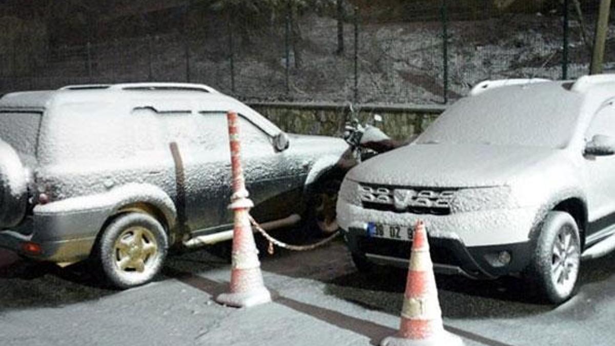 Uyarı gelmişti! Beklenen kar yağışı başladı!