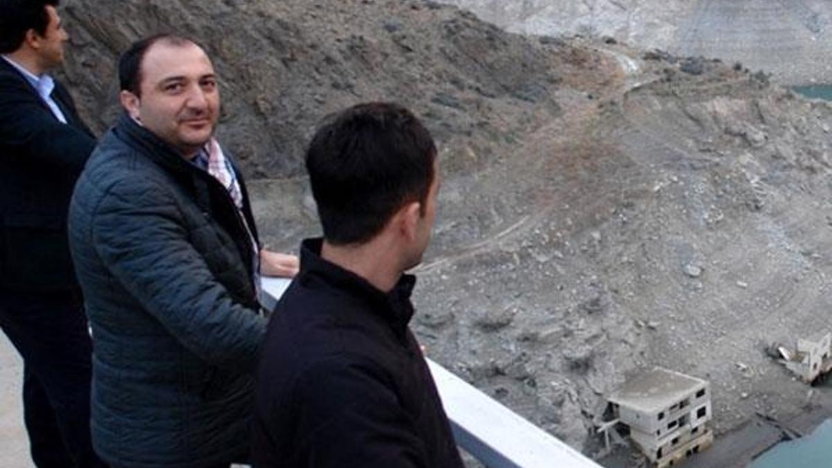 Baraj suyu çekilince ortaya çıktı