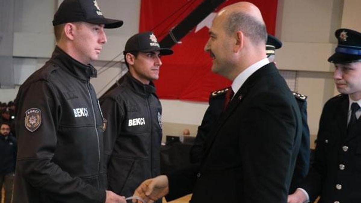 İçişleri Bakanı Süleyman Soylu'dan bekçi ve polis ataması açıklaması