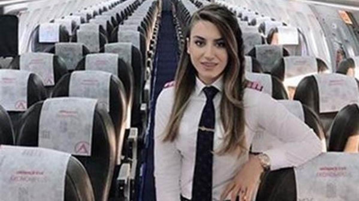 Yağmur Sarıoğlu uçaktan paylaştı
