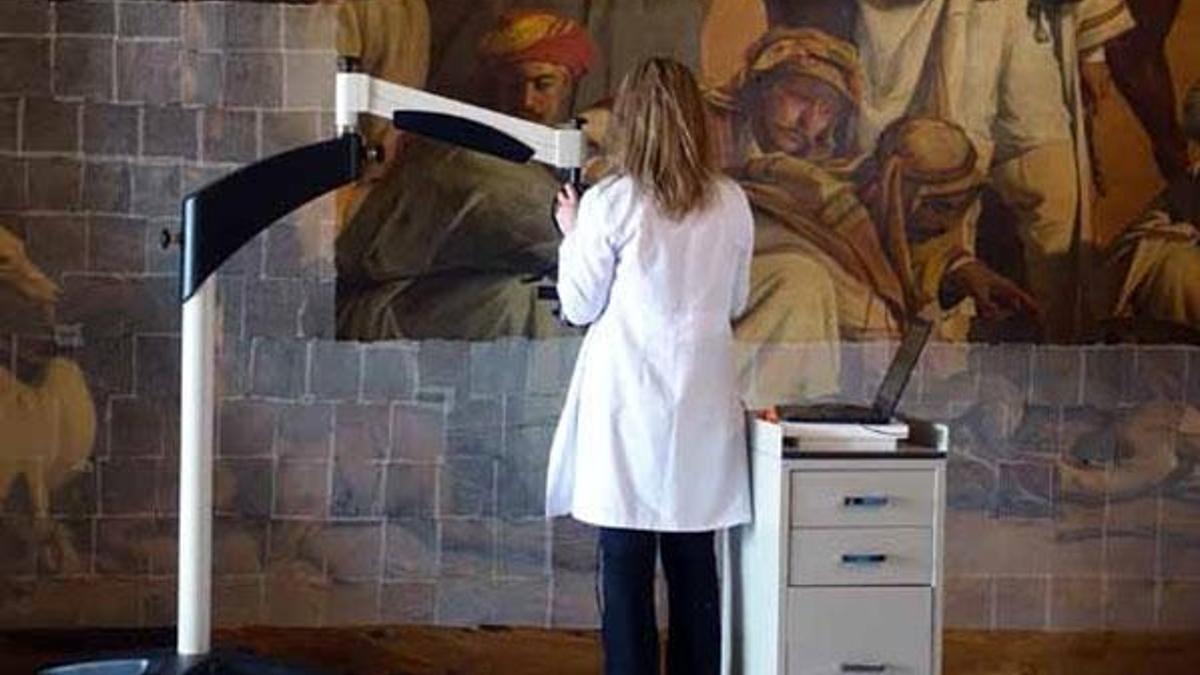 Türkiye'deki en büyük oryantalist tablo sergilenmek için gün sayıyor