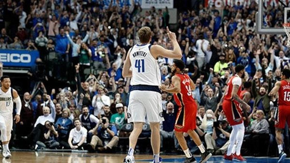 Nowitzki NBA tarihinin en skorer 6. ismi oldu
