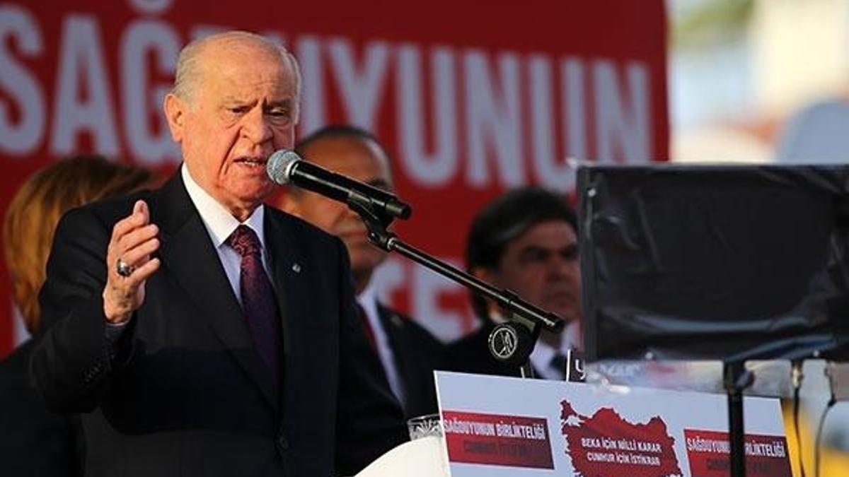 MHP Lideri Bahçeli: İmzası hükümsüzdür, hukuksuzdur