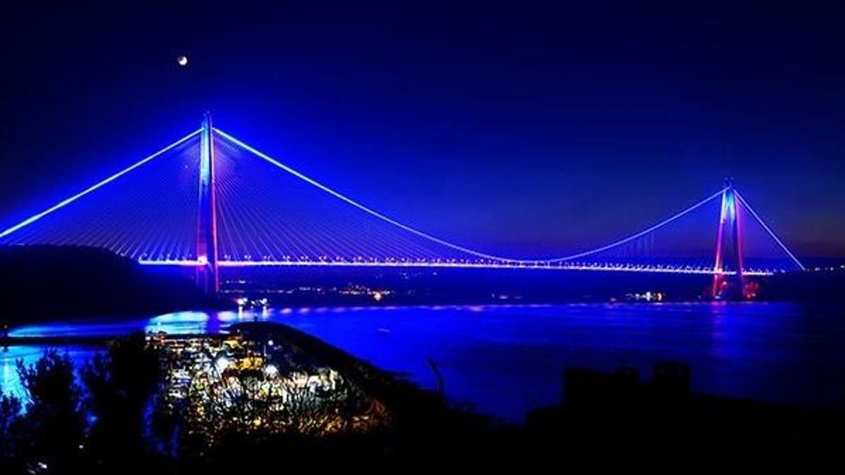Yavuz Sultan Selim Köprüsü maviye bürünecek!