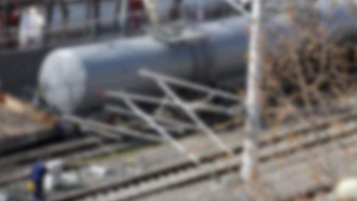 ABD'de yük treni raydan çıktı
