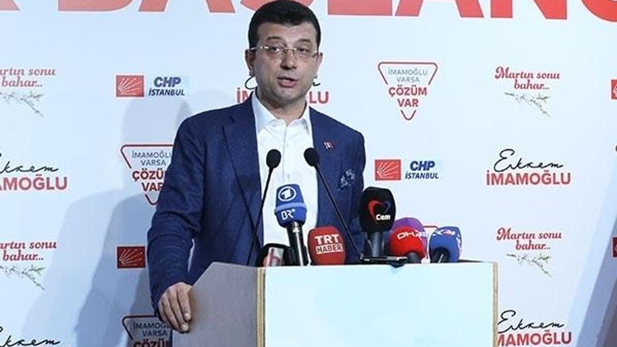 Ekrem İmamoğlu: YSK'dan son derece kararlı bir duruş bekliyoruz