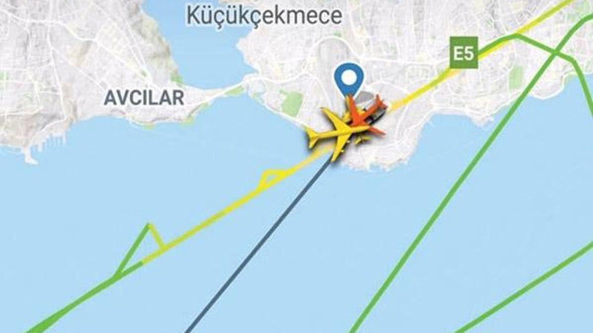 Havada panik! Uçak kuş sürüsüne çarpınca...