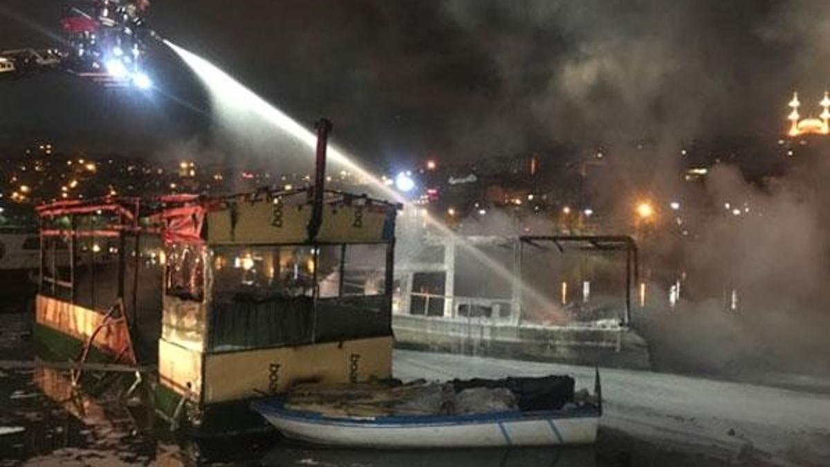 Haliç'te korkutan olay! Bu sabah oldu!