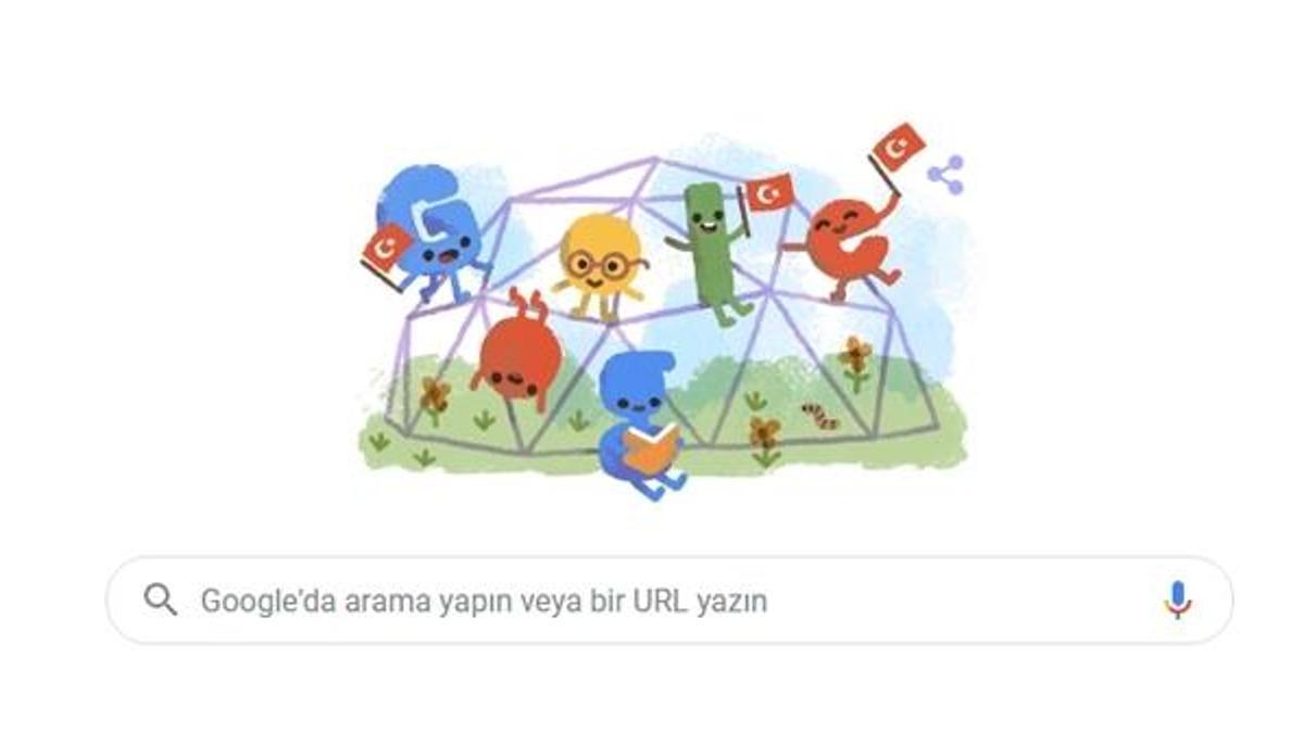 Google'dan 23 Nisan'a özel doodle