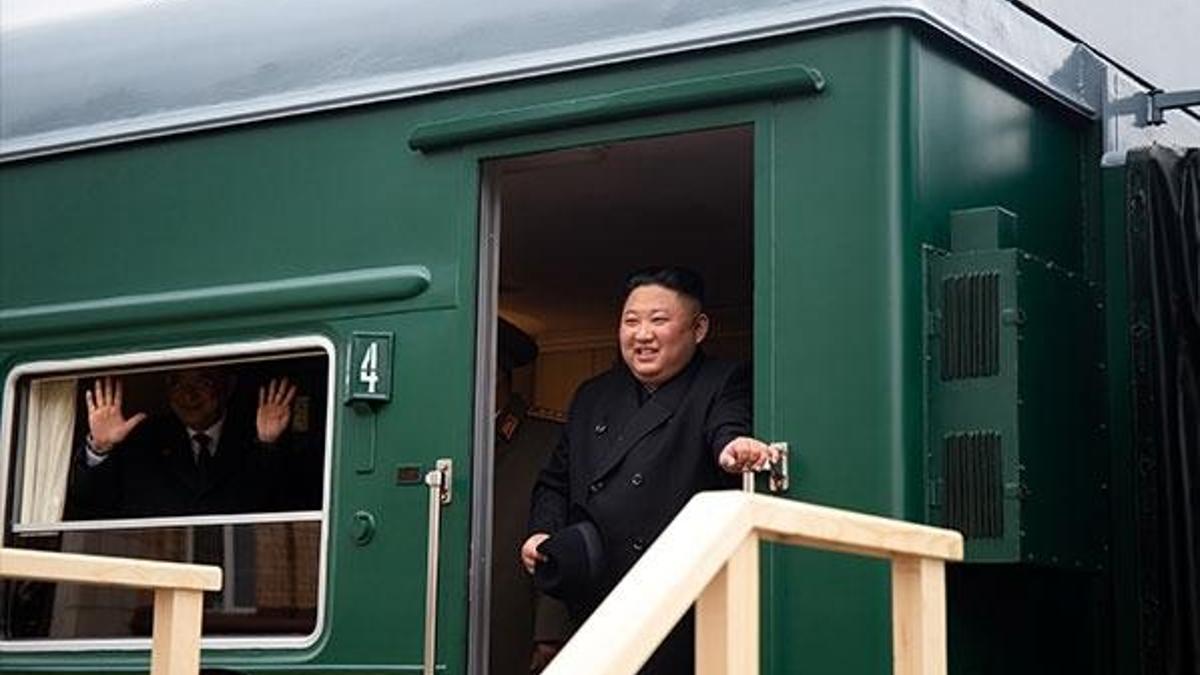 Kim Jong Un'un gizemli treni Rusya'da!