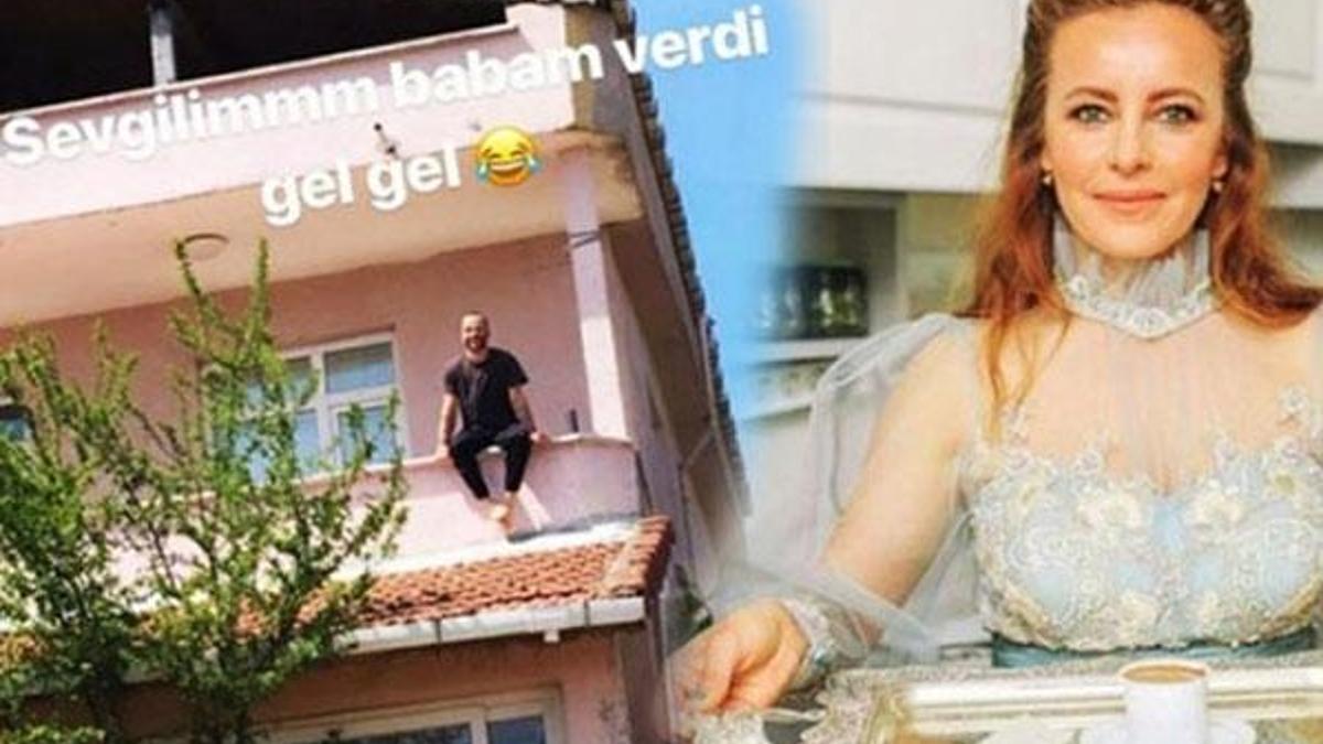 'Sevgilim babam verdi gel gel'