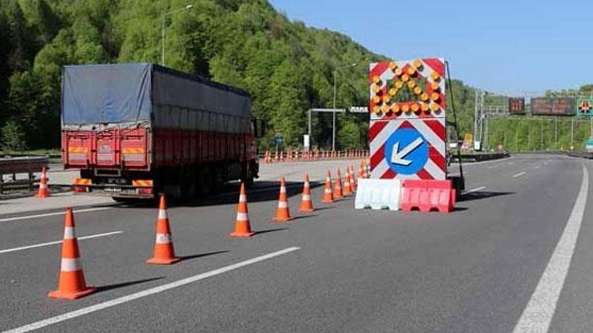 Çalışma başladı, İstanbul yönü ulaşıma kapandı