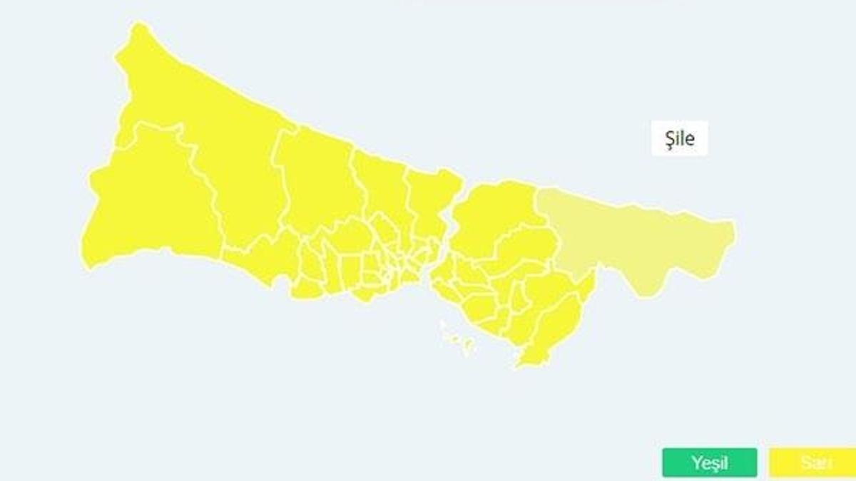 Meteoroloji'den İstanbul için 'sarı' kategoride uyarı!