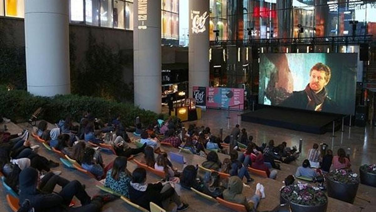Açık havada sinema keyfi