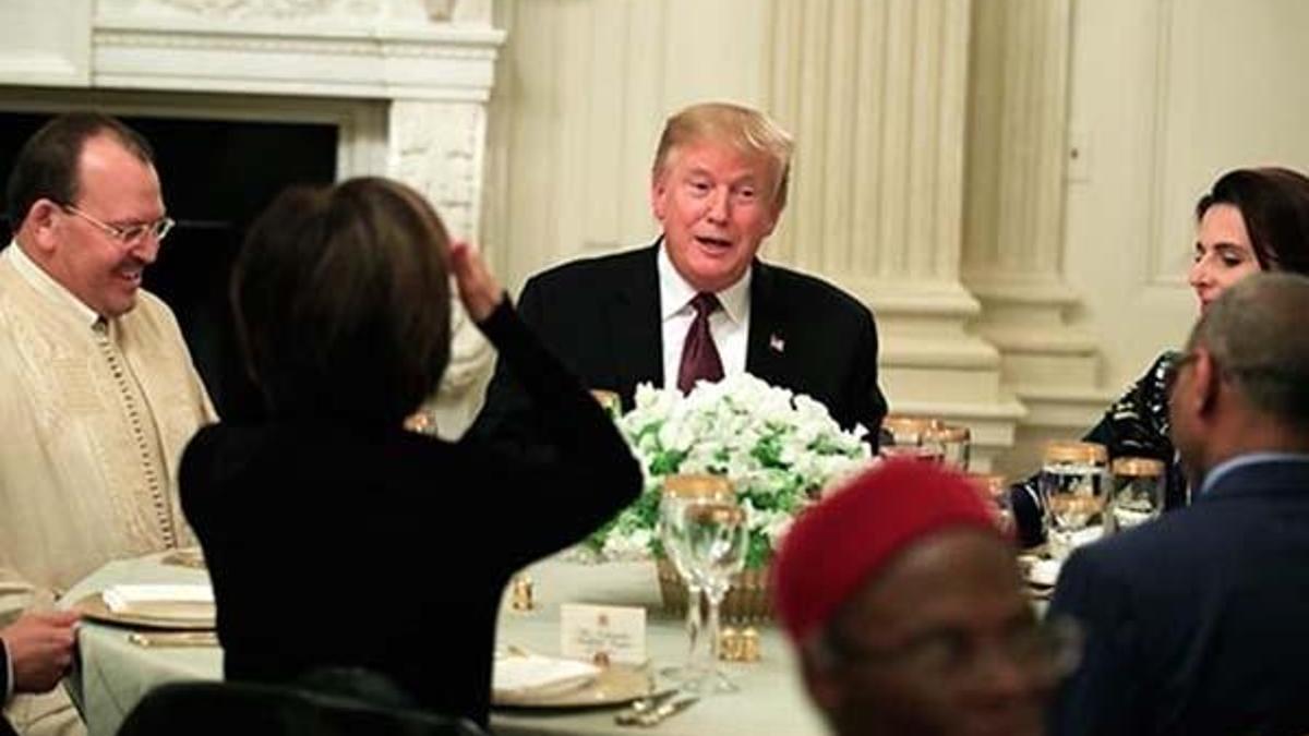 ABD Başkanı Donald Trump, Beyaz Saray'da iftar verdi
