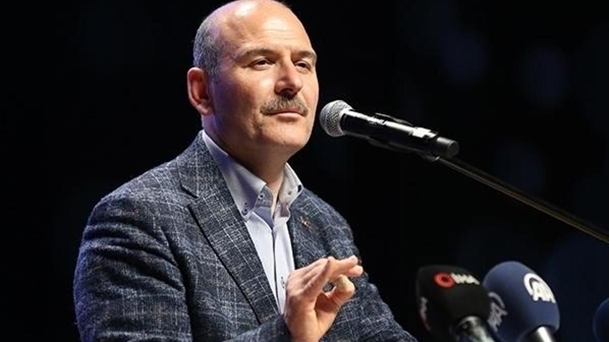 İçişleri Bakanı Süleyman Soylu'dan pankart açıklaması