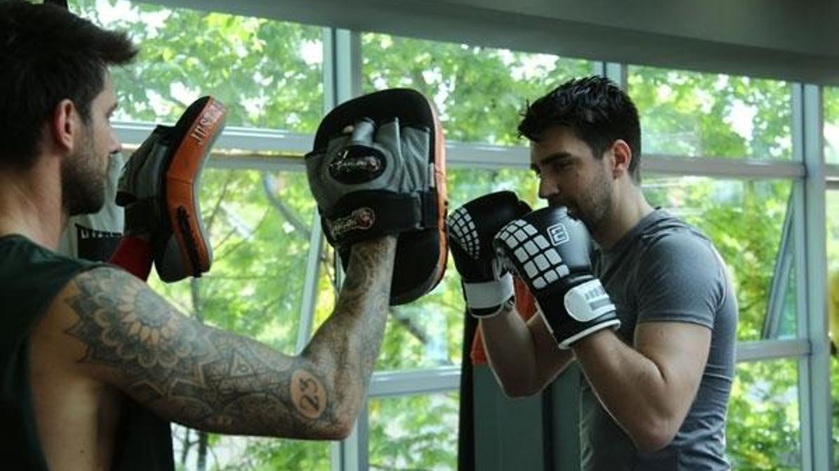 'Afili Aşk'ta boks şov