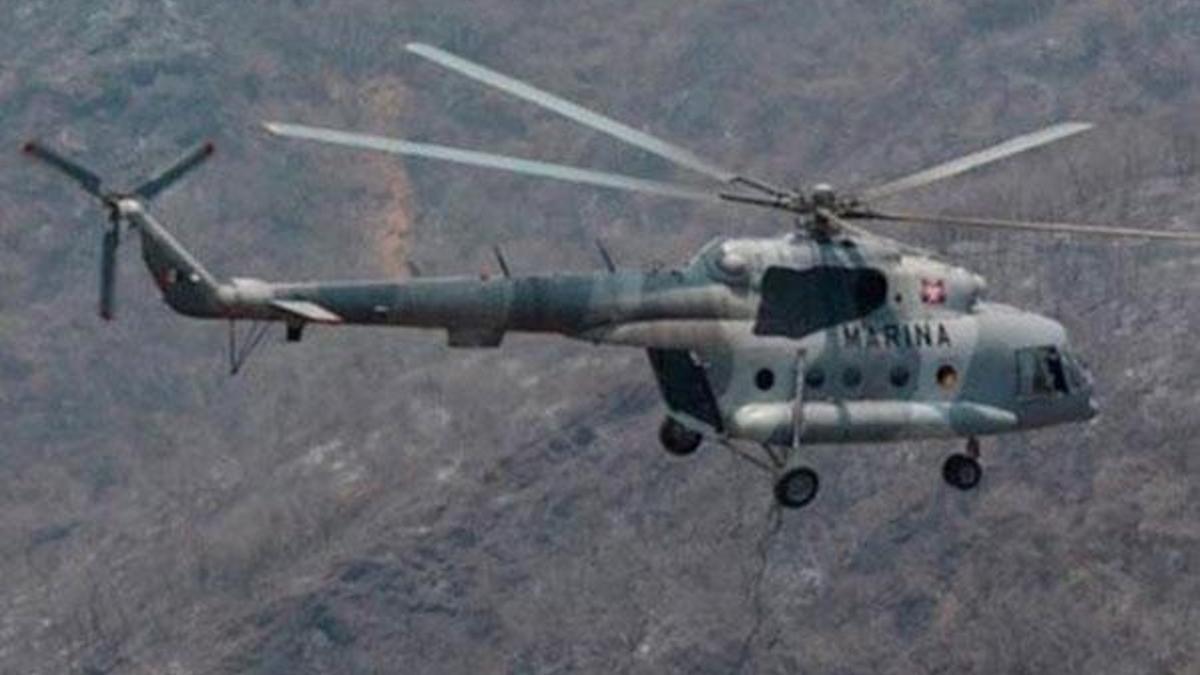 Meksika'da askeri helikopter düştü: 6 ölü