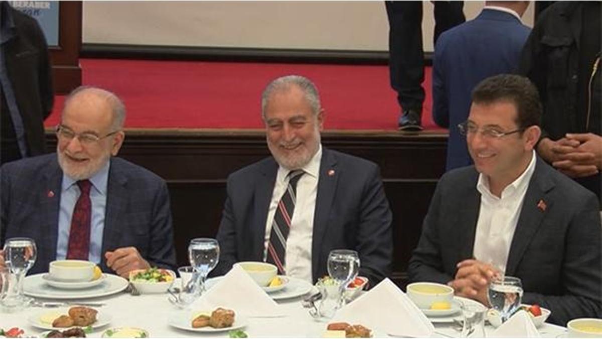 İmamoğlu, Saadet Partisi’nin iftarına katıldı