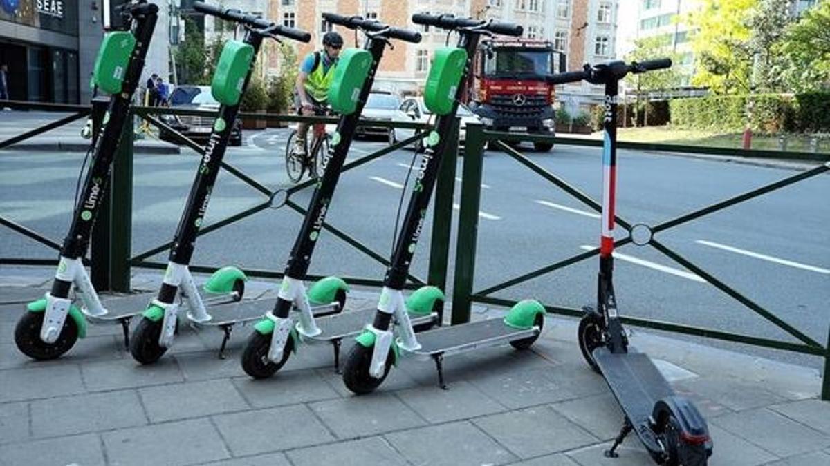 Brüksel'de elektrikli scooter çılgınlığı