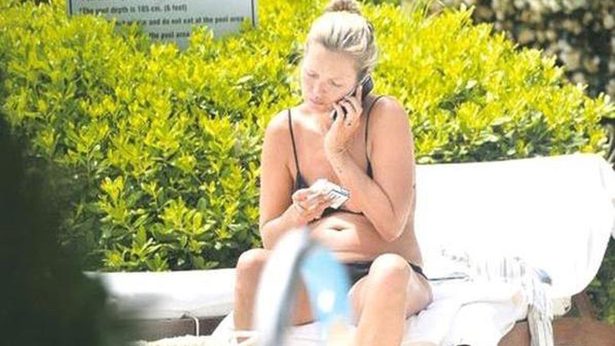 Kate Moss yine Bodrum'da