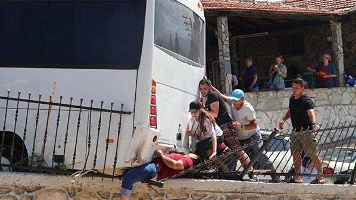 Korkunç görüntü! Sinir krizi geçirdiler